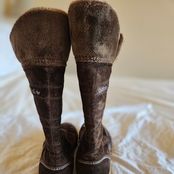 Adidas Arosa Boots, size 6.5 US, brown suede - Picture 4 of 8